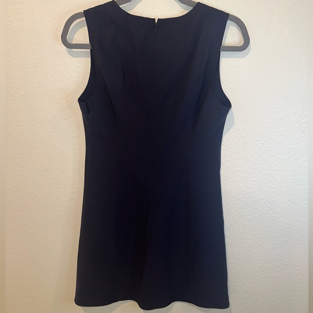 Theory Short Shift Dress in Navy Blue - Picture 4 of 6